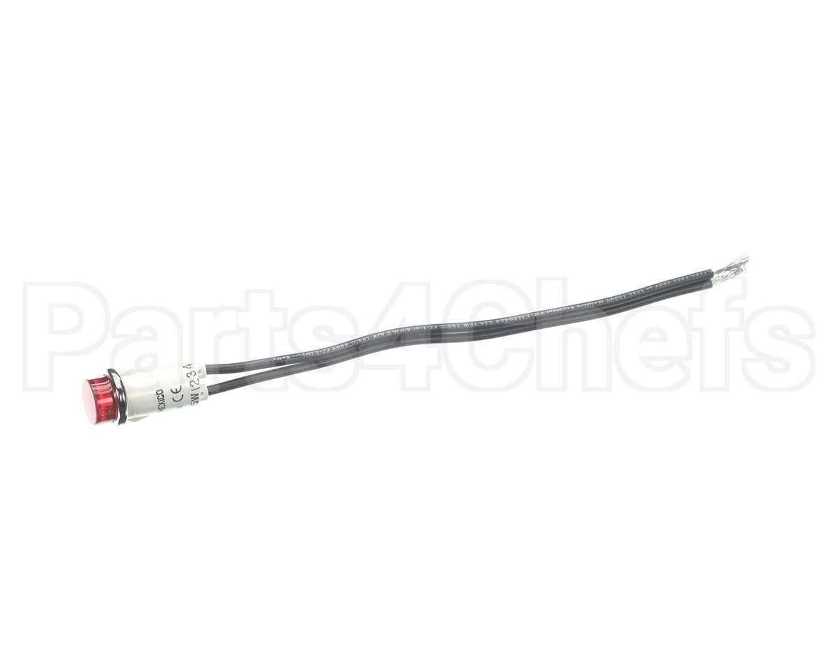 22300 Giles Light, Pilot, 250V, Round, Red