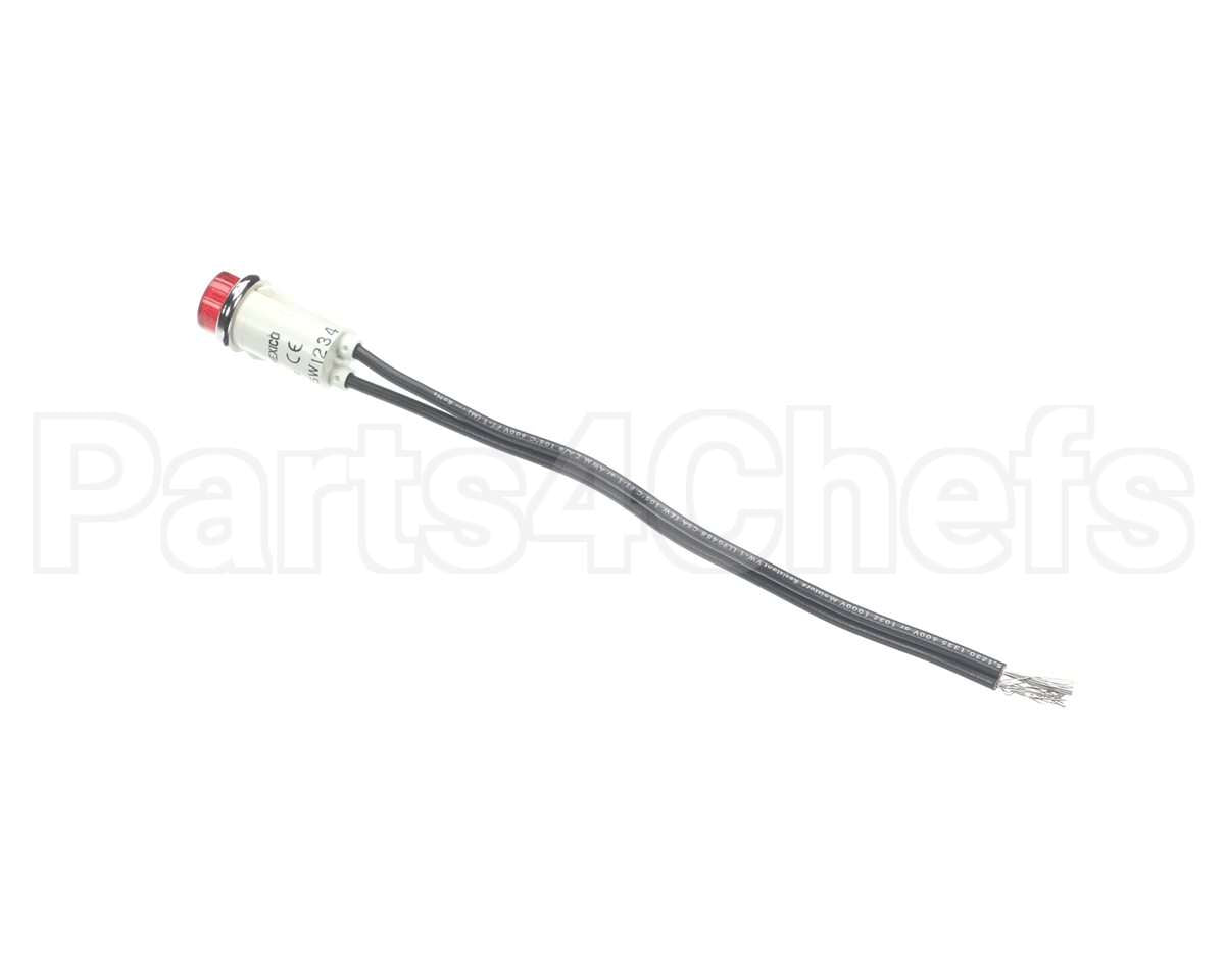 22300 Giles Light, Pilot, 250V, Round, Red