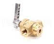 226102F Town Food Service 3/8F X 3/8F Npt Brass Gas Valve W/Town H