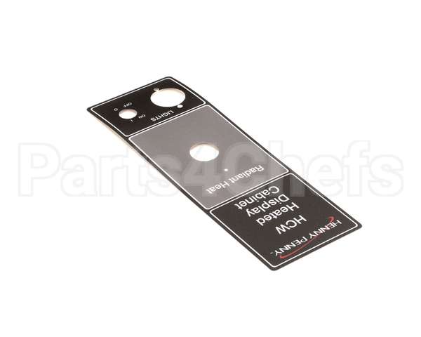 22612 Henny Penny Decal - Top Control Panel