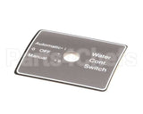 22674 Henny Penny Decal - Water Control Switch