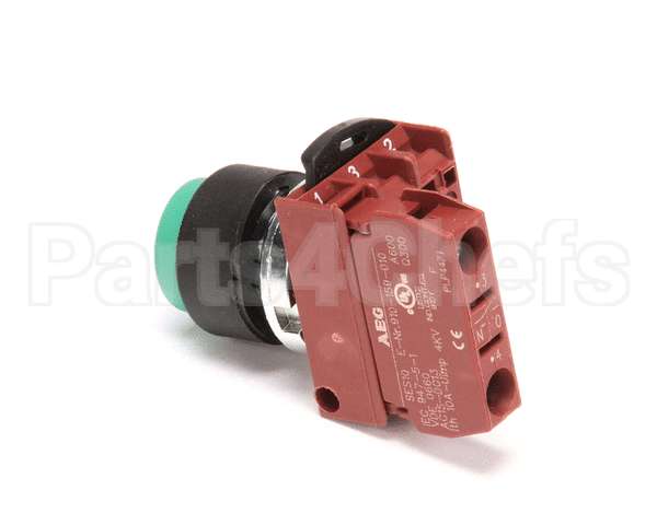 226EE-22PB-GE Biro Start P/B, 22Mm Ext W/N.o. Contact Blk