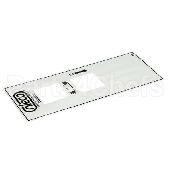 22827 Compatible Nieco Label, Control Box Temp Speed
