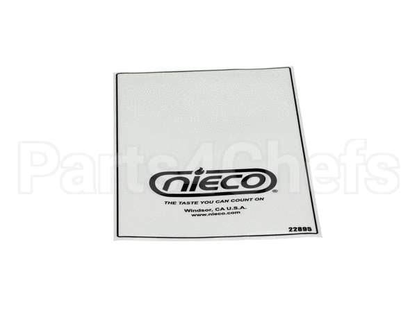 22895 Nieco Label, 1 Blet, Control Box,