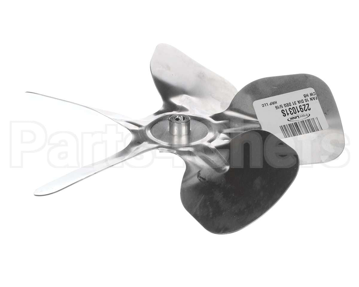2291031S Heatcraft Fan 10 Dia 31 Deg 5/16 Cw Hb