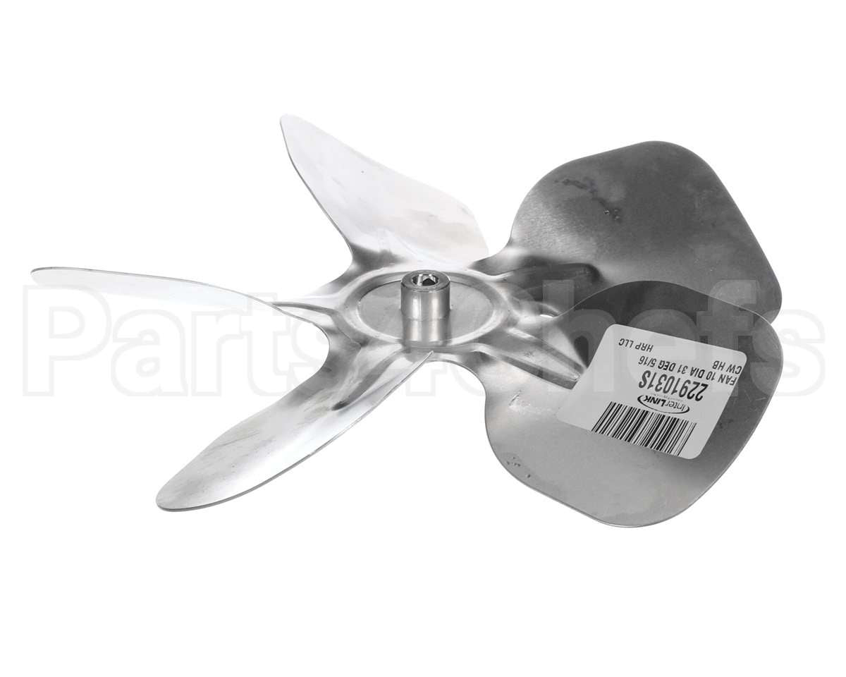 2291031S Heatcraft Fan 10 Dia 31 Deg 5/16 Cw Hb