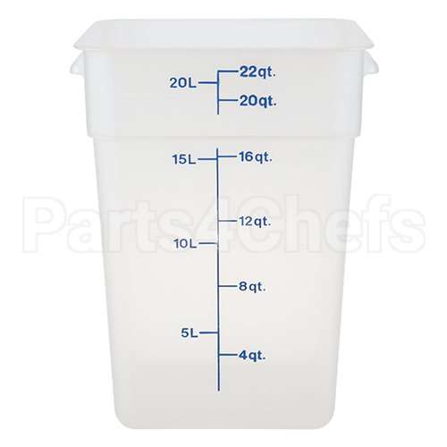 22SFSPP-190 Compatible Midwest Appliance Parts Container Sq 22Qt Semi-Clr