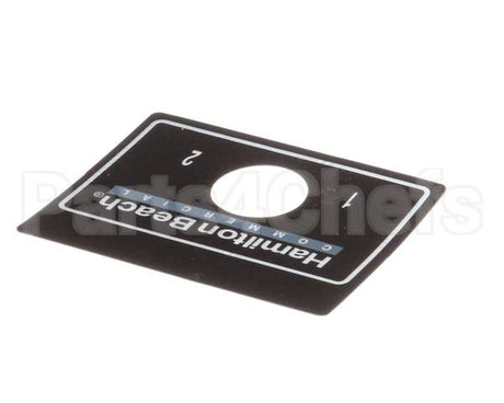 230047800 Hamilton Beach Nameplate Switchplate