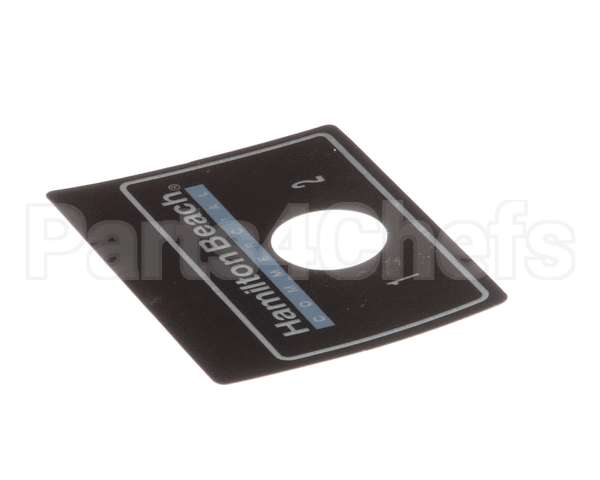 230047800 Hamilton Beach Nameplate Switchplate