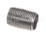 23153-0004 Middleby Nipple,Close Blk 1/2