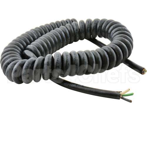 23158 Compatible Ultrafryer Cord, Coiled, 9 1/2", 18/3, Sjow