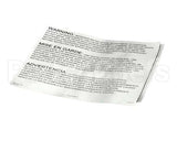 23376 Ultrafryer Decal, Warning -Improper Insta