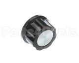 23517-1 Vollrath Knob Fluted W/ Skirt, 0.250