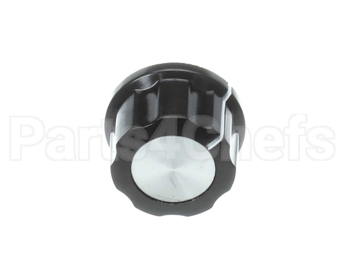 23517-1 Vollrath Knob Fluted W/ Skirt, 0.250