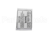 23A318 Ultrafryer Decal, Warning 250V Fuse Note