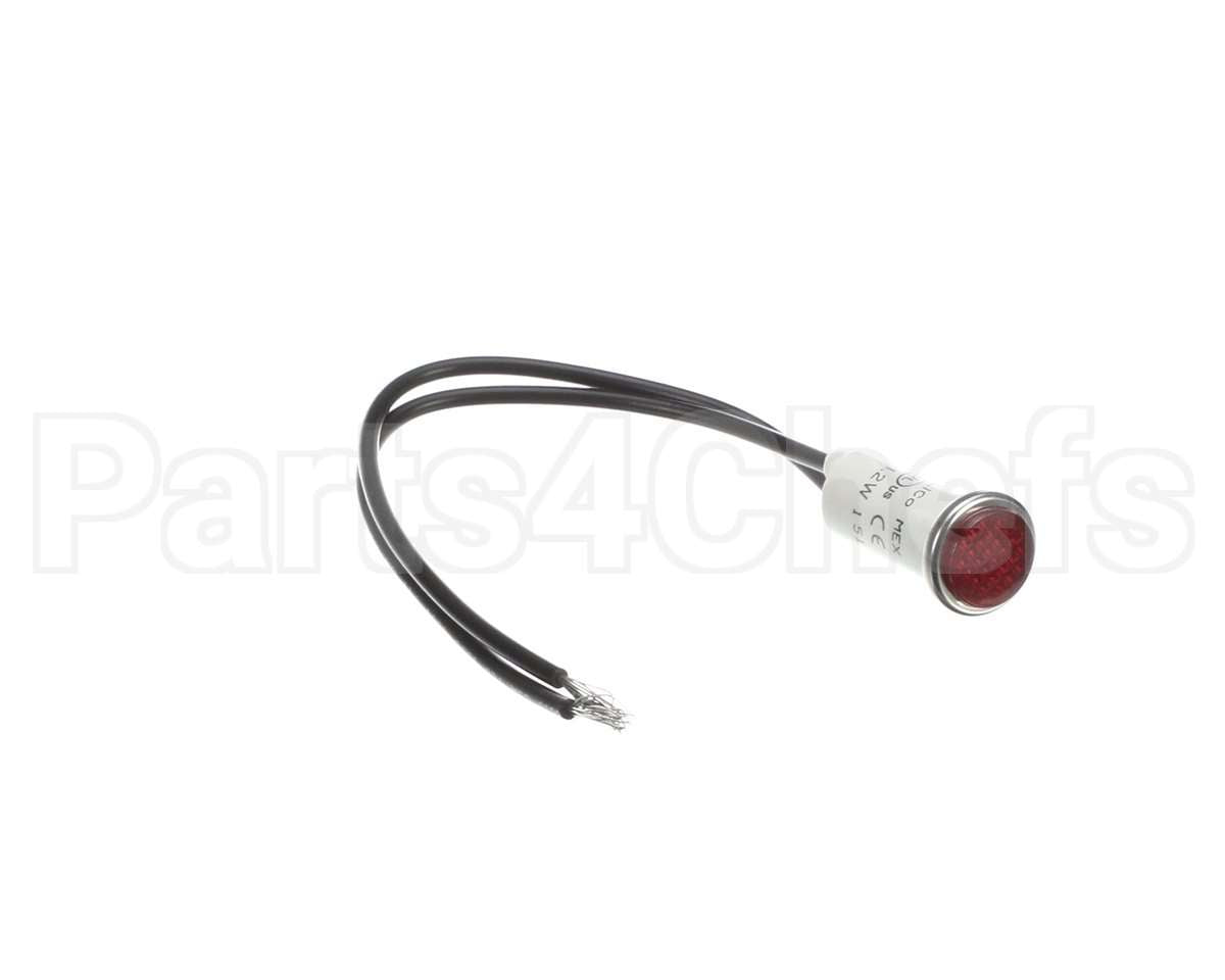 23A406 Ultrafryer Snaplight, Red Lens 28V Low Profile