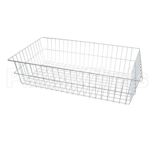 2422441000 Compatible Blickman Wirebasket, 6" Chrome 24 1/2"W X 6"H X