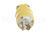 2447 Hubbell Lighting Locking Plug 15A 125V 2P 3W