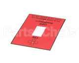 2448800000 Jade Switch Label/ On-Off