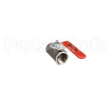 24A057 Ultrafryer Valve, Ball 1 1/4In Chrome Plated