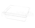 24CW-135 Cambro Clear 1/2 Size 4 Deep