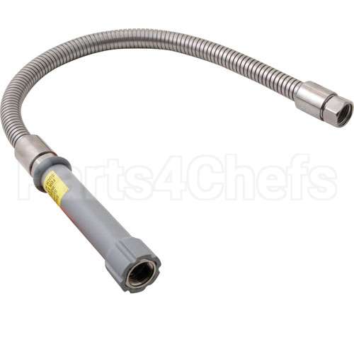 24H Compatible TS Brass Hose, 24" Flexible Ss