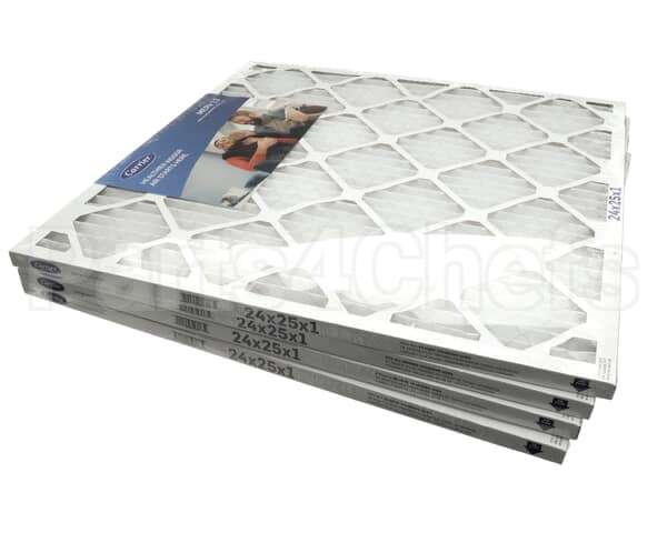 24X25X1-M13-C-P4 Carrier Merv 13 1" Air Filter, 24"X25"X1", 4 Pac