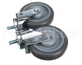 250-00052 Grindmaster Cecilware Kit, Casters, 2 Locking/2 Regu