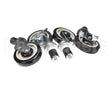250500 Town Food Service Casters Set Of 4, 5 Dia. (2 W/ & 2 W/O B