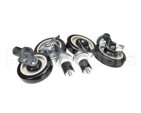 250500 Town Food Service Casters Set Of 4, 5 Dia. (2 W/ & 2 W/O B