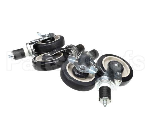 250500 Town Food Service Casters Set Of 4, 5 Dia. (2 W/ & 2 W/O B