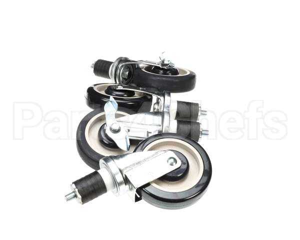 250500 Town Food Service Casters Set Of 4, 5 Dia. (2 W/ & 2 W/O B