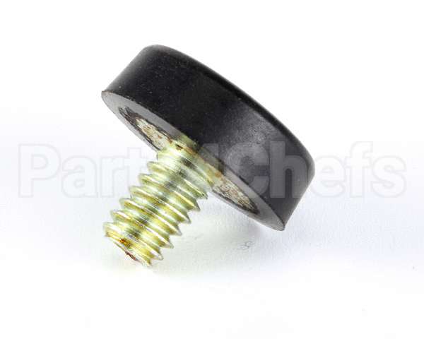 25137.0000 Bunn Foot,Blk Sbr-.75Odx.25Ht.25Thd