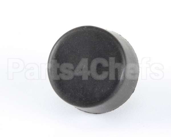 25137.0001 Bunn Foot,Blk Sbr-.75Odx.48Ht.25Thd