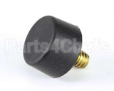 25137.0001 Bunn Foot,Blk Sbr-.75Odx.48Ht.25Thd