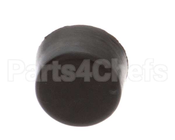 25137.0002 Bunn Foot,Blk Sbr-.75Odx.48Ht 8-32