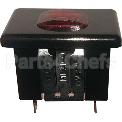2515841-1 Compatible Vollrath Indicatorlamp, 125V Red Dome