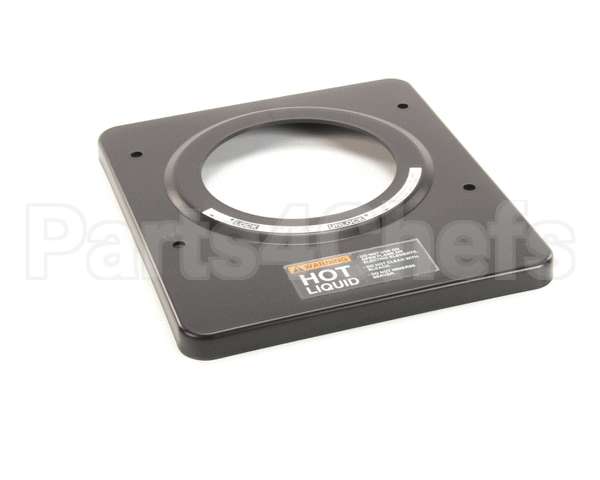 26187.0000 Bunn Top Cover W/Decals, Blk - Server