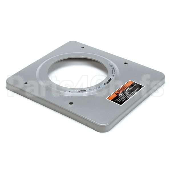 26187.0001 Compatible Bunn Top Cover W/Decals, Gray-Server