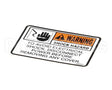 26431 Henny Penny Label-Warning Disc. Power