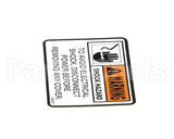 26431 Henny Penny Label-Warning Disc. Power