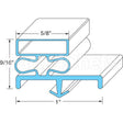 266379-1 Compatible Traulsen Gasket, Door