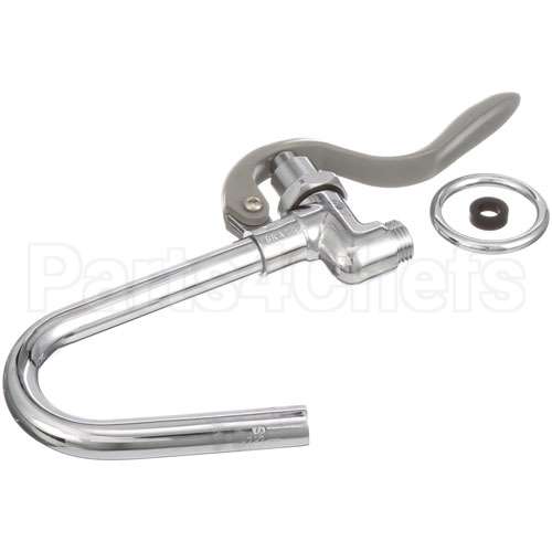 26A Compatible TS Brass Valve & Hook Nozzle 3/8"