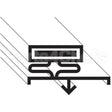 2717 Compatible Continental Gasket, Drawer - 11-1/4" X 22-3/4"