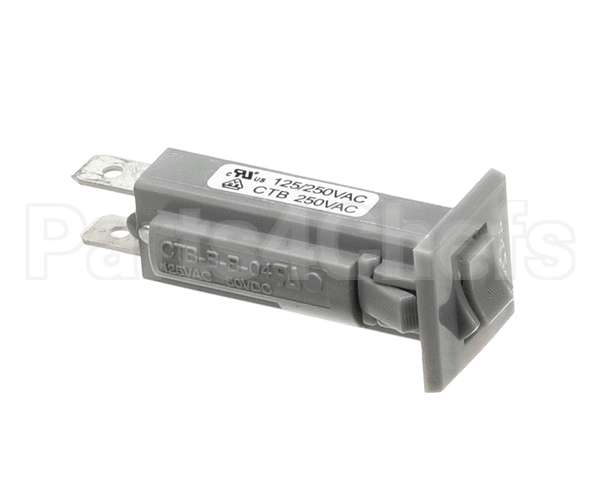 27181.0002 Bunn Circuit Breaker,Reset-4Amp(Gr