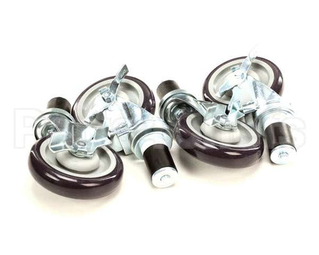 28-129S Krowne 1-5/8 Stem Caster With 5 Wheel (Set Of 4