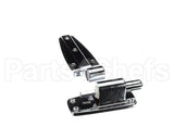 28 Imperial Brown Jshape Hinge- 1248-Flush- Chrome