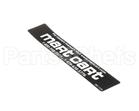 280-1330 Mart Cart Decal: Logo, Mart Cart