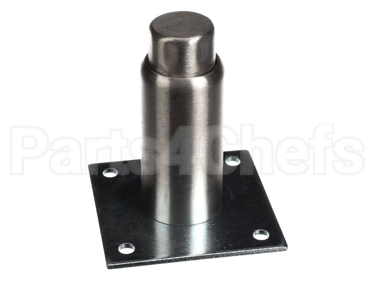 28010 Structural Concepts Leg Round W/Plate 4.00 Inss