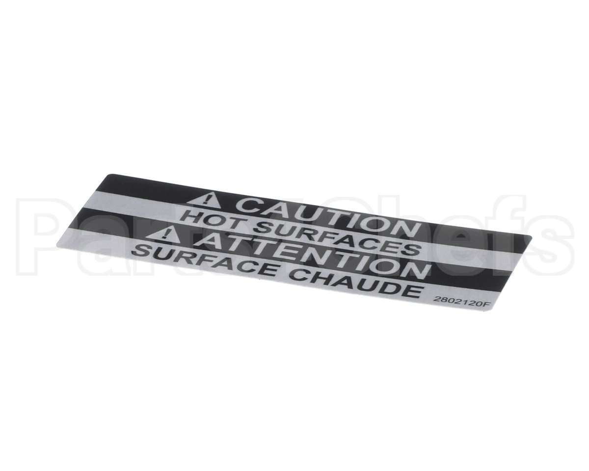 2802120 Lincoln Label Caution Hot